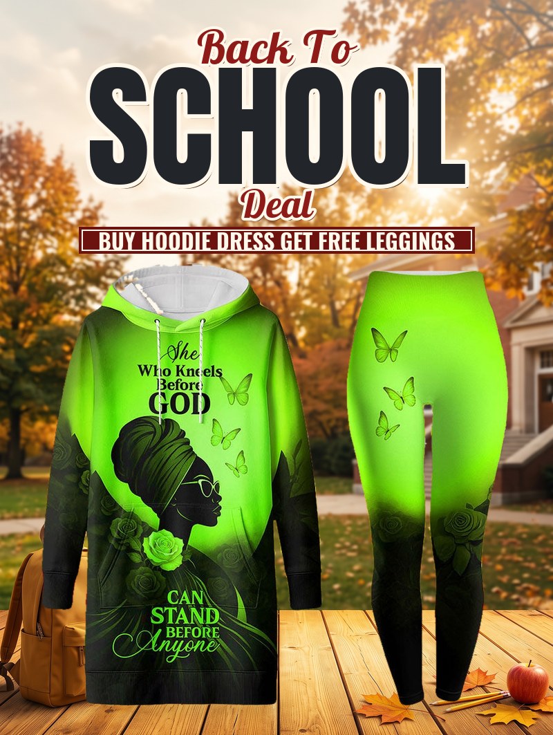"Selah" Green Hoodie Dress & Leggings Deal