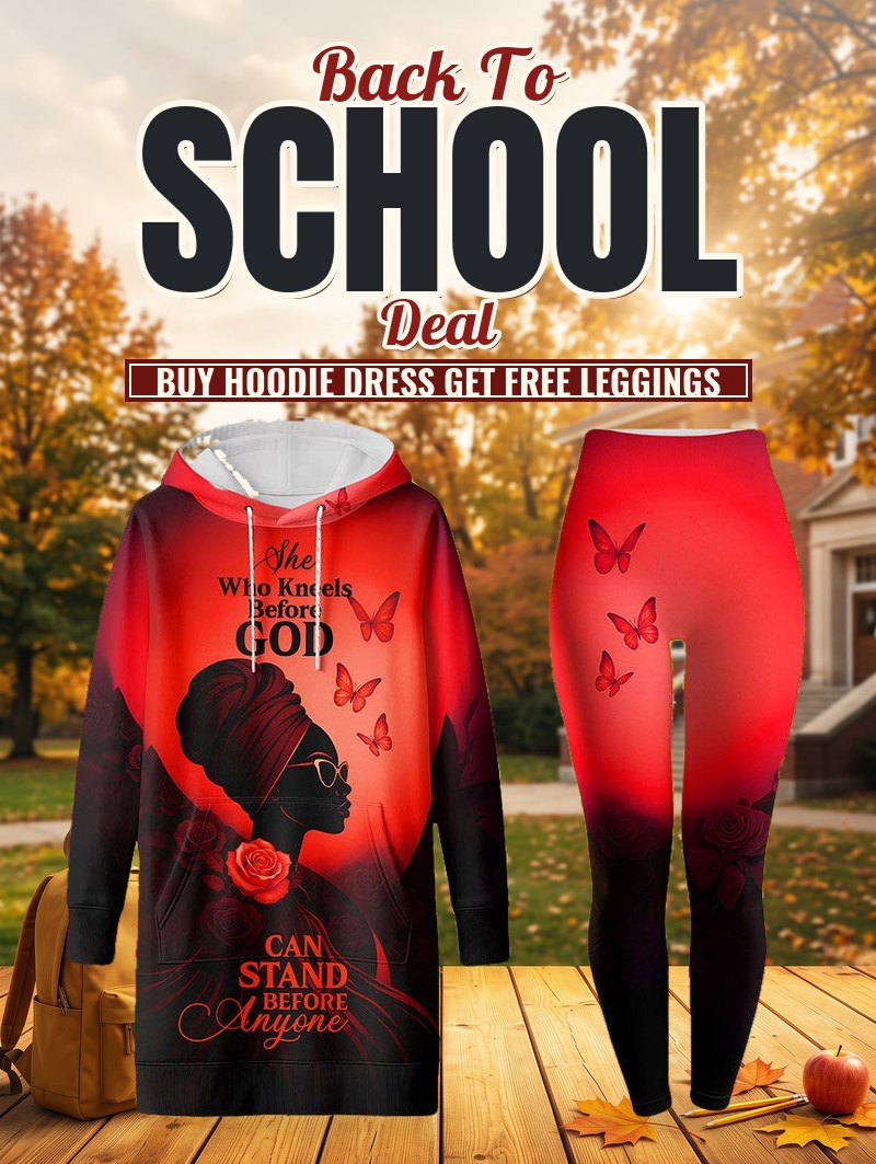 "Selah" Red Hoodie Dress & Leggings Deal