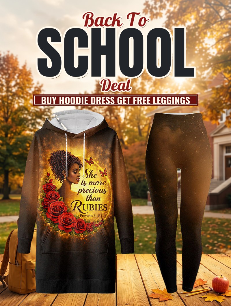 "Thamani" Hoodie Dress & Leggings Deal