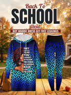 "Unstoppable" Sapphire Leopard Hoodie Dress & Leggings Deal
