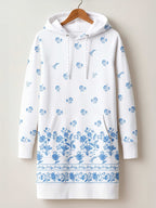 "Buluu" Hoodie Dress