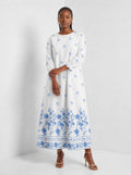 "Buluu" Long Sleeve Maxi Dress