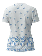 "Buluu" V-Neck T-Shirt