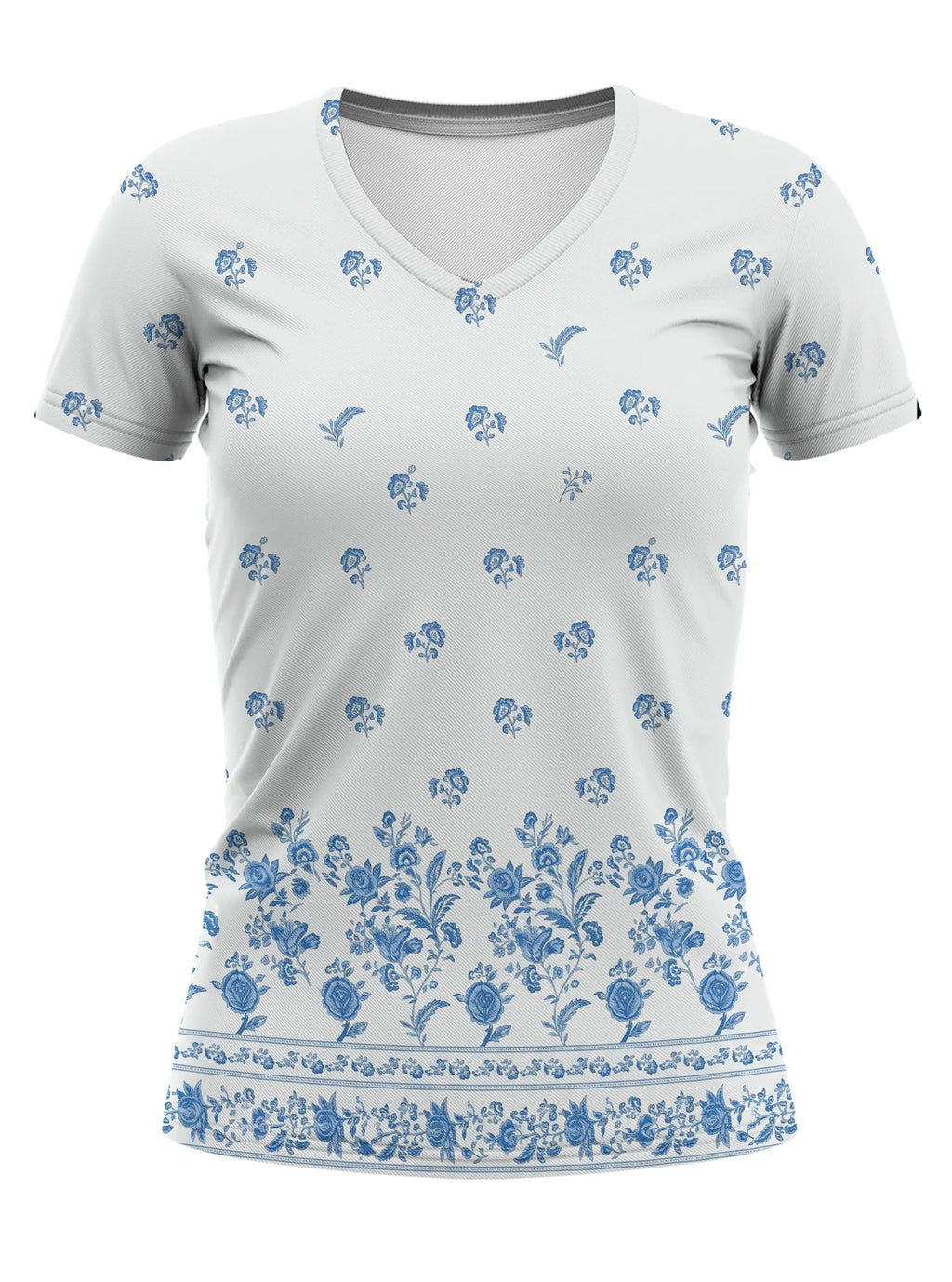 "Buluu" V-Neck T-Shirt