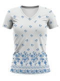 "Buluu" V-Neck T-Shirt