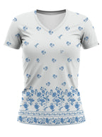 "Buluu" V-Neck T-Shirt