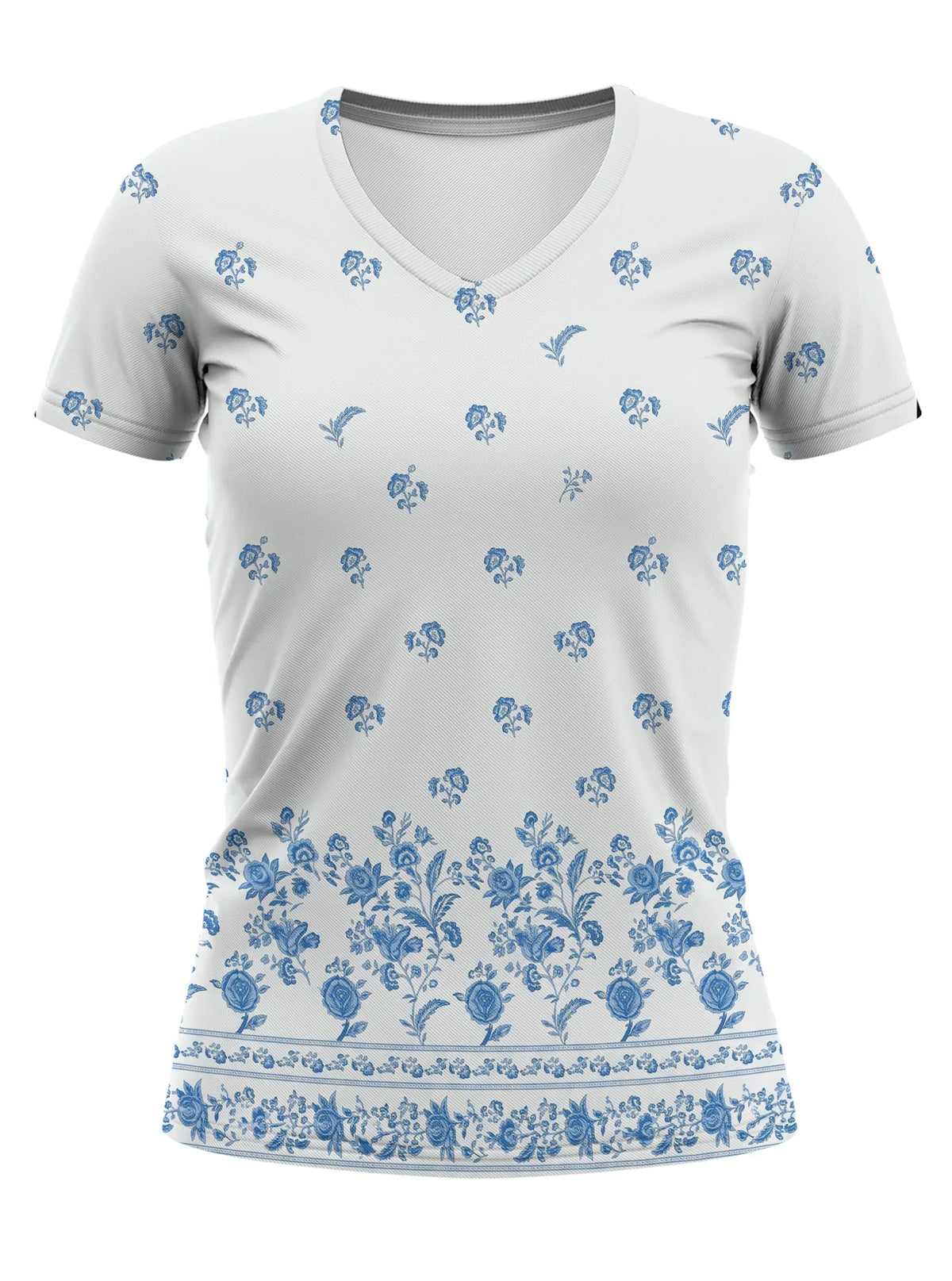 "Buluu" V-Neck T-Shirt