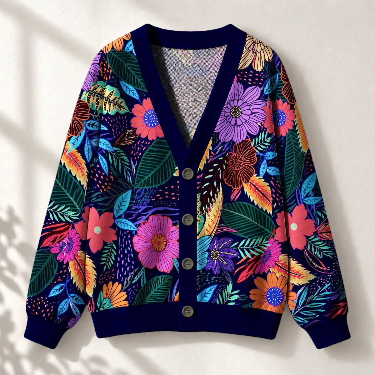 "Bustani" Cardigan — front view