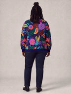 "Bustani" Sweatshirt — back view on model