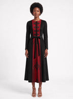 "Carmilla" Long Sleeve Midaxi Dress
