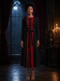 "Carmilla" Long Sleeve Midaxi Dress