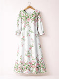 "Chanua" Long Sleeve Maxi Dress