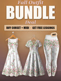"Chanua" 2 Dresses + Free Leggings