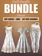 "Chanua" 2 Dresses + Free Leggings