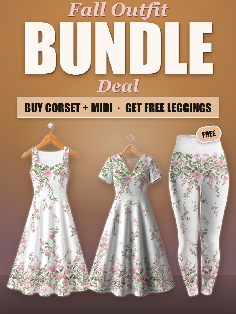 "Chanua" 2 Dresses + Free Leggings