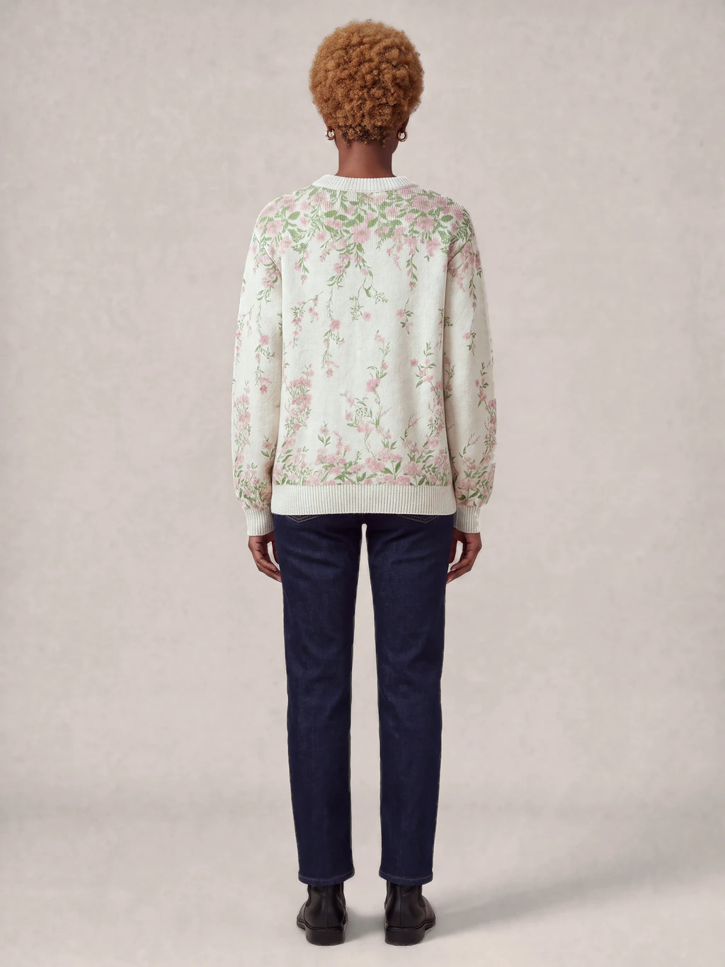 "Chanua" Sweatshirt — back view on model