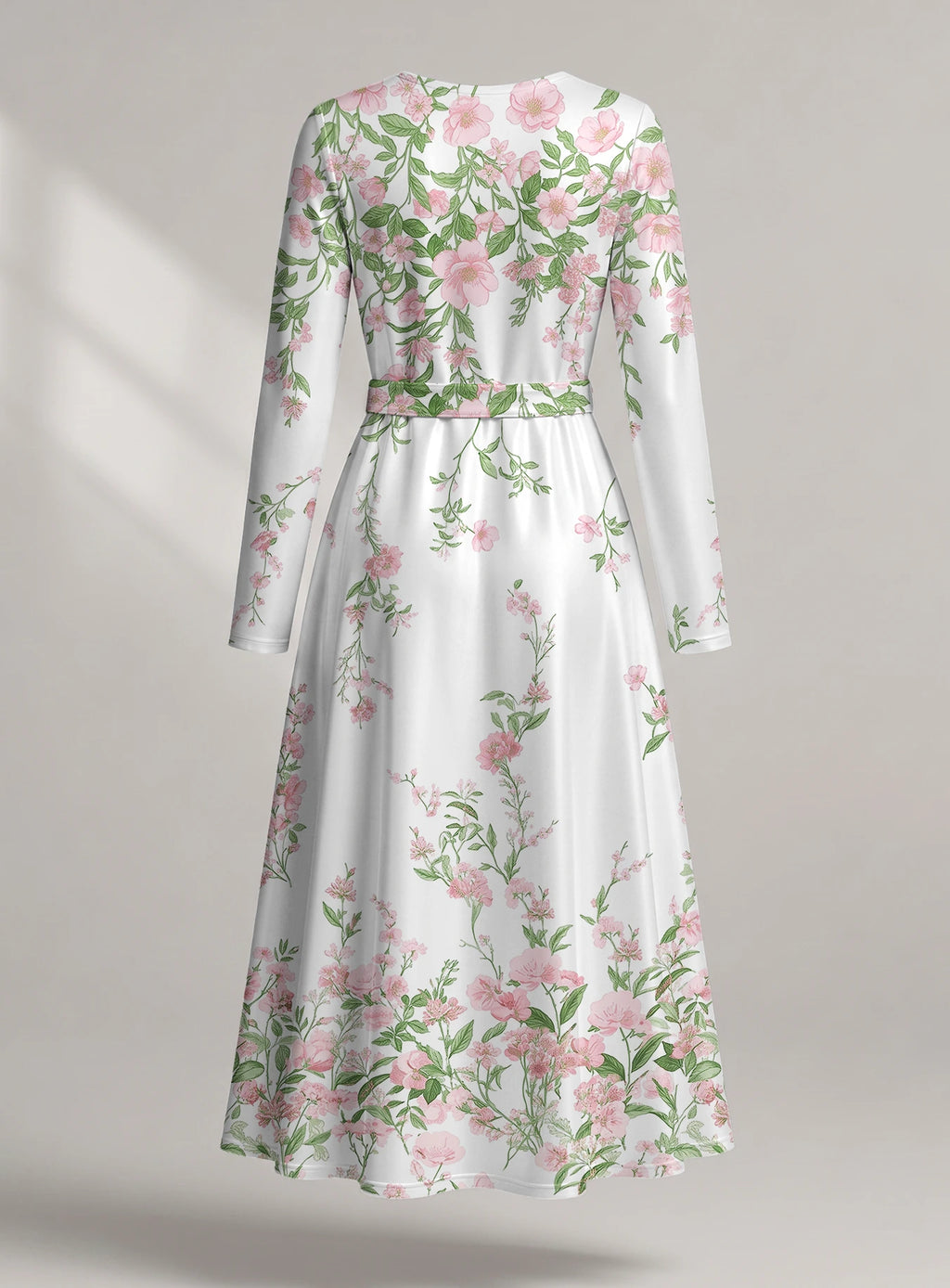"Chanua" Long Sleeve Midaxi Dress