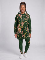 "Chipukizi" Leggings — full length on model, styled with the matching hoodie dress