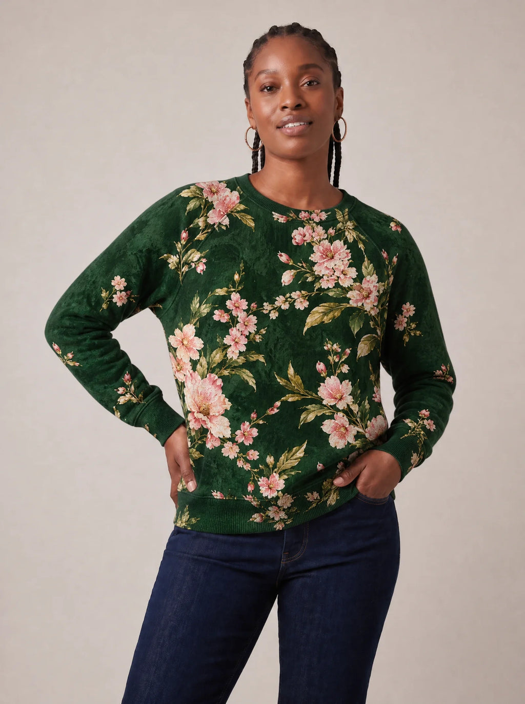 "Chipukizi" Sweatshirt — styled view on model