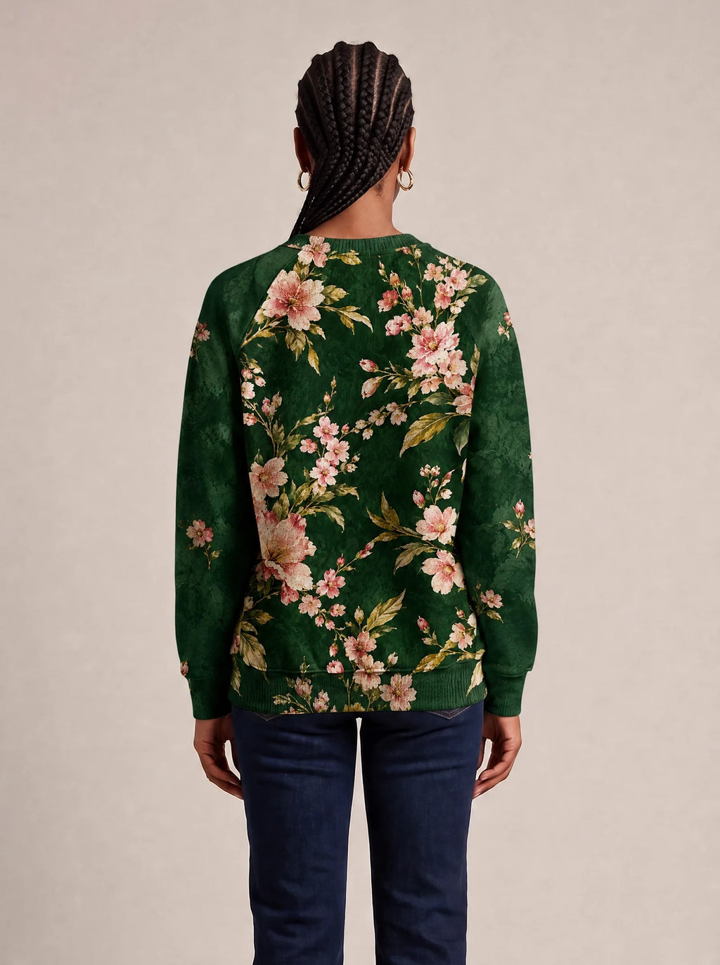 "Chipukizi" Sweatshirt — back view on model