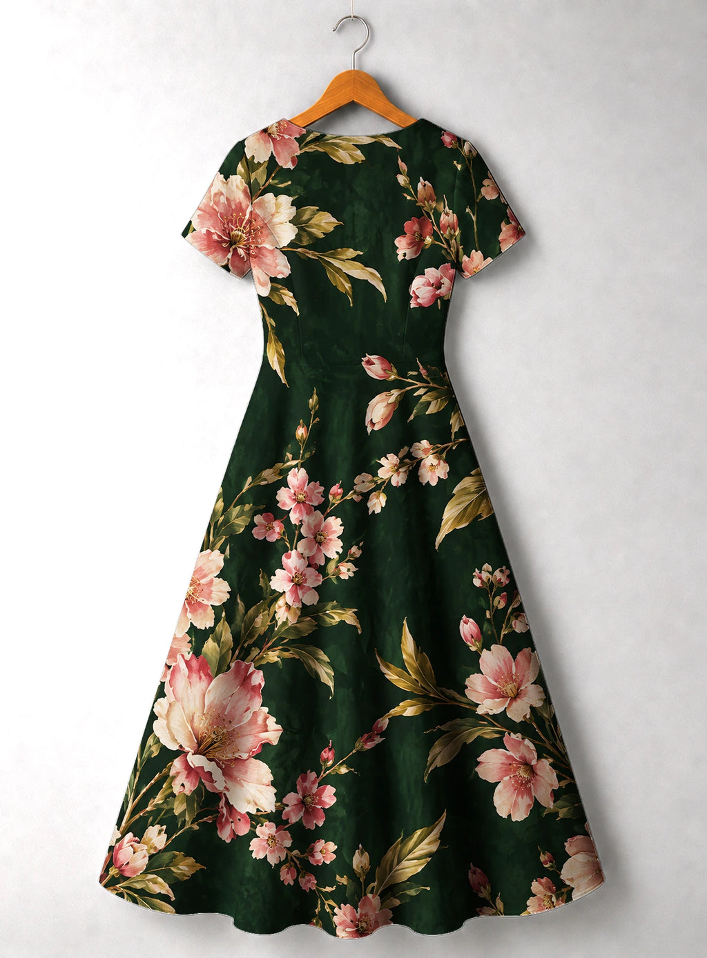 "Chipukizi" V Neck Midi Dress Promo