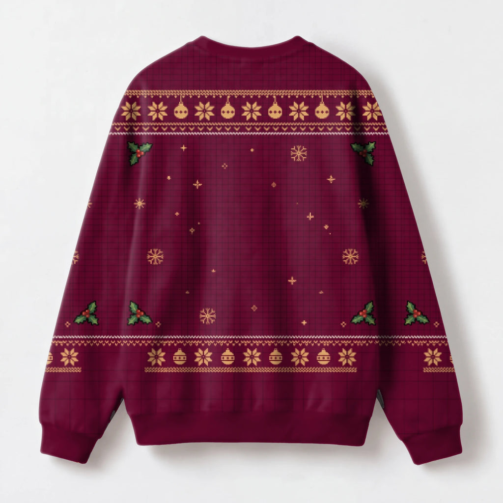 "Church Lady" Christmas Sweatshirt — back view