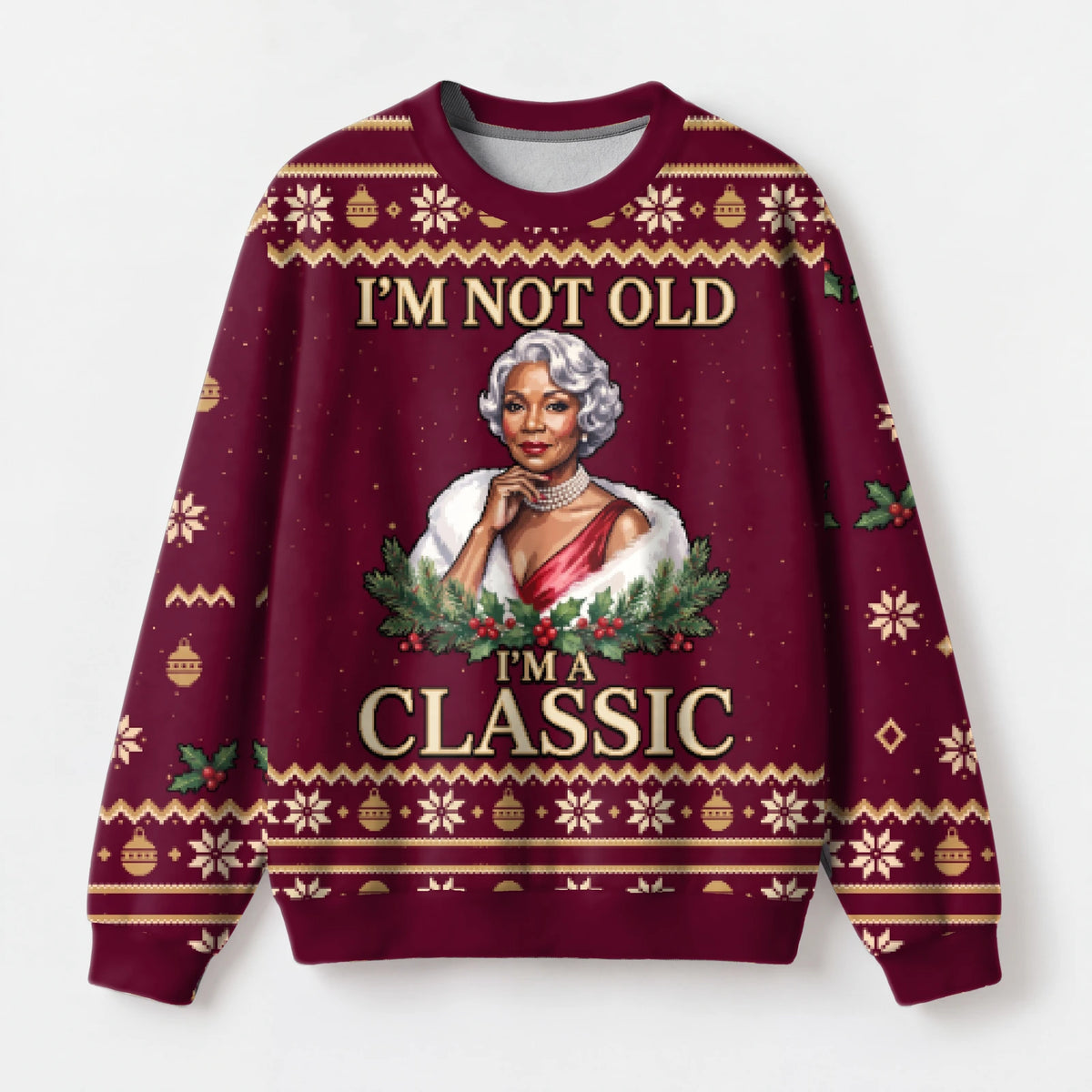 "Classic" Christmas Sweatshirt — front view