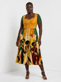 "Dada" Sweetheart Midi Dress Promo