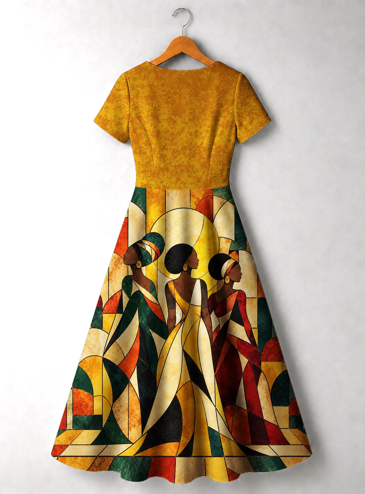 "Dada" V Neck Midi Dress Promo
