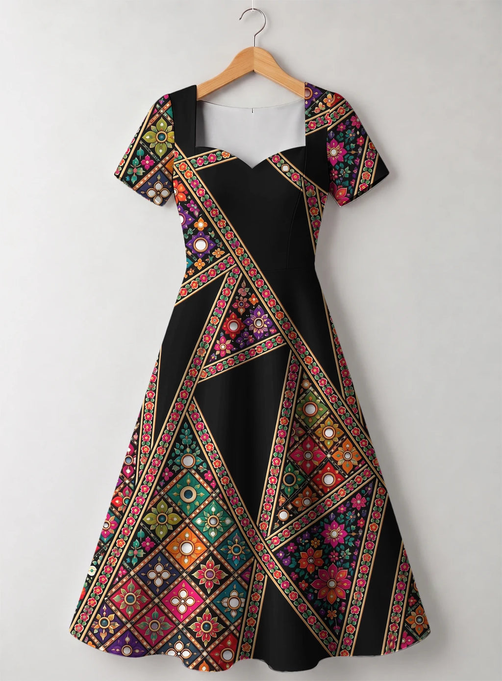 "Darizi" Sweetheart Midi Dress Promo