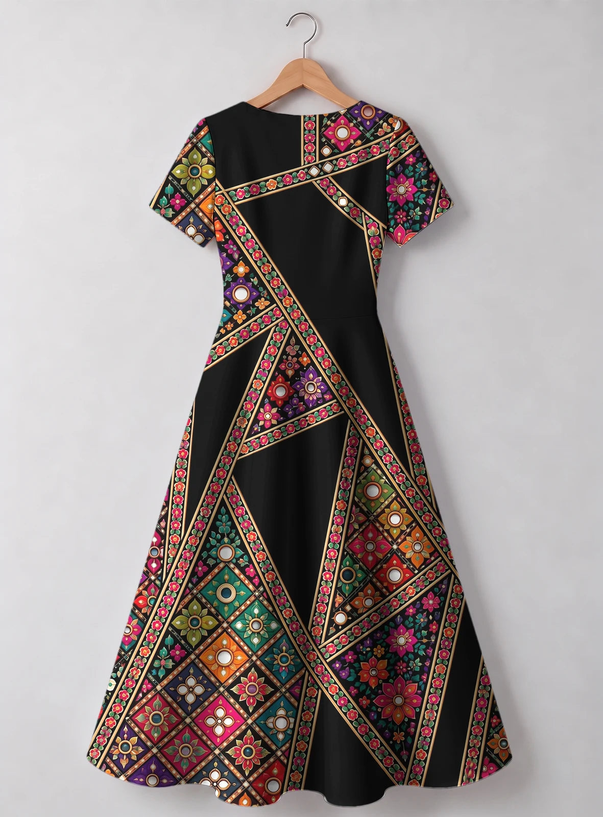 "Darizi" V Neck Midi Dress Promo