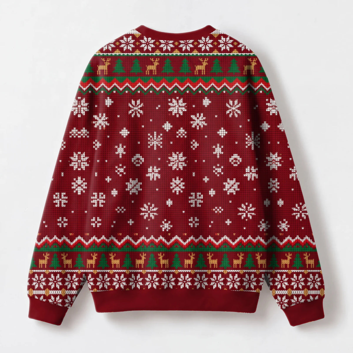 "Deck Mode" Christmas Sweatshirt — back view