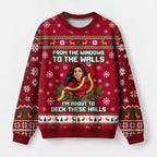 "Deck Mode" Christmas Sweatshirt — front view