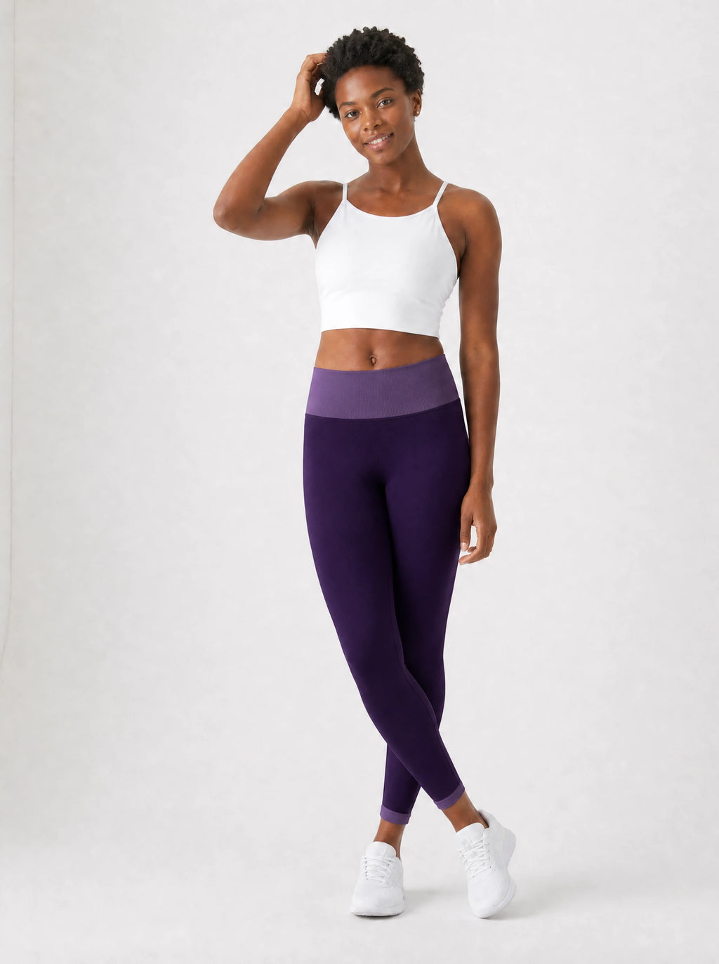 "Dirisha" Leggings — full length on model