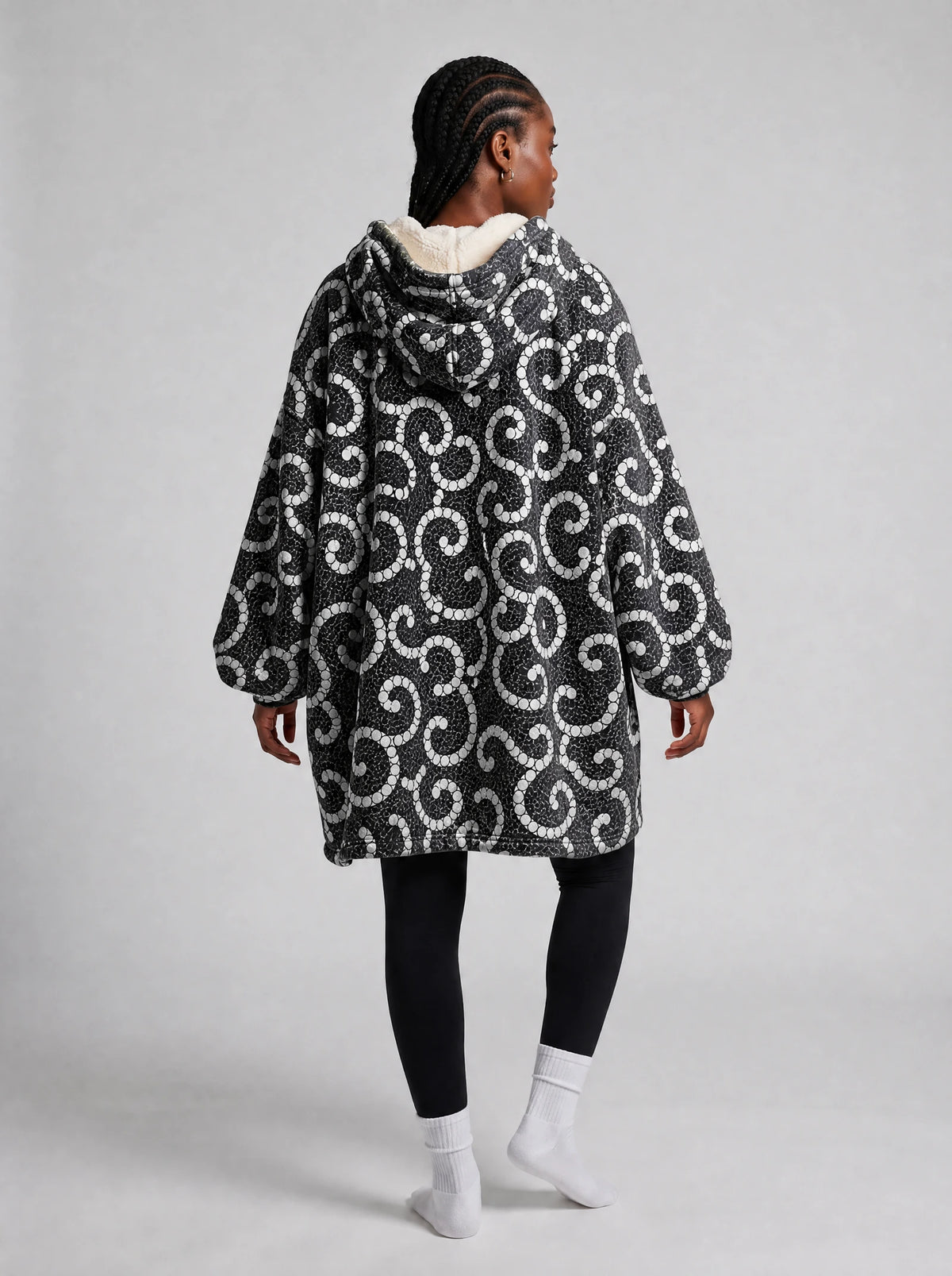"Duara" Blanket Hoodie — side