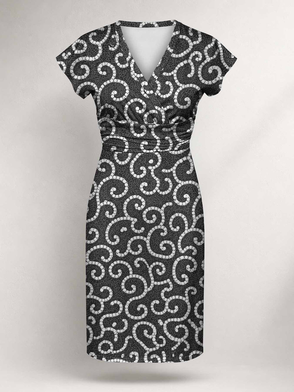 "Duara" Cap Sleeve Midi Dress Promo