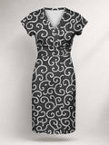 "Duara" Cap Sleeve Midi Dress Promo