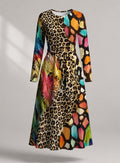 "Fahari" Viscose Midi Dress