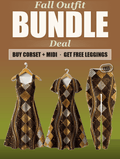 "Fataki" 2 Dresses + Free Leggings