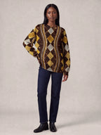 "Fataki" Sweatshirt — front view on model