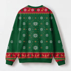 "Feral" Christmas Sweatshirt — back view