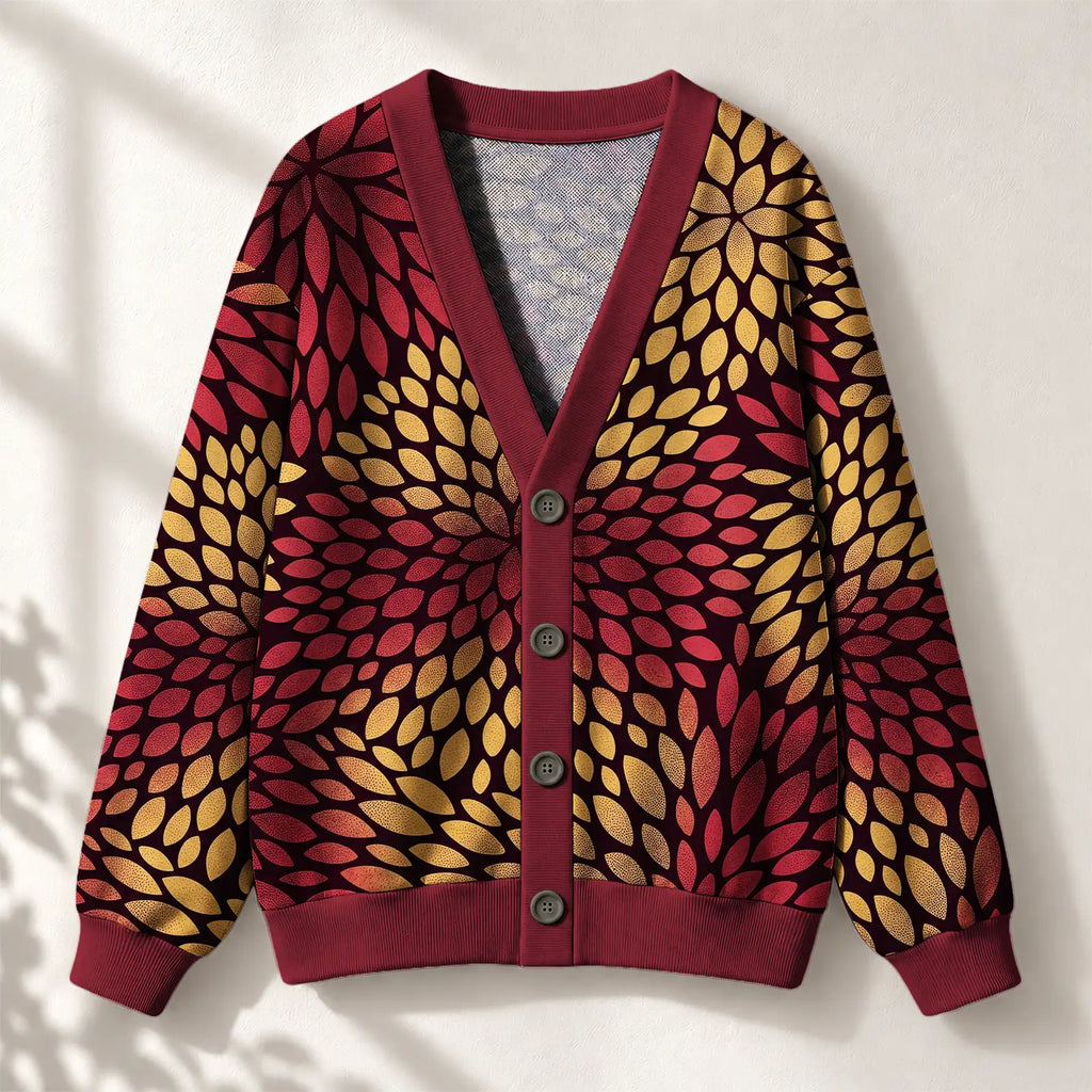 "Mavuno" Cardigan — front view
