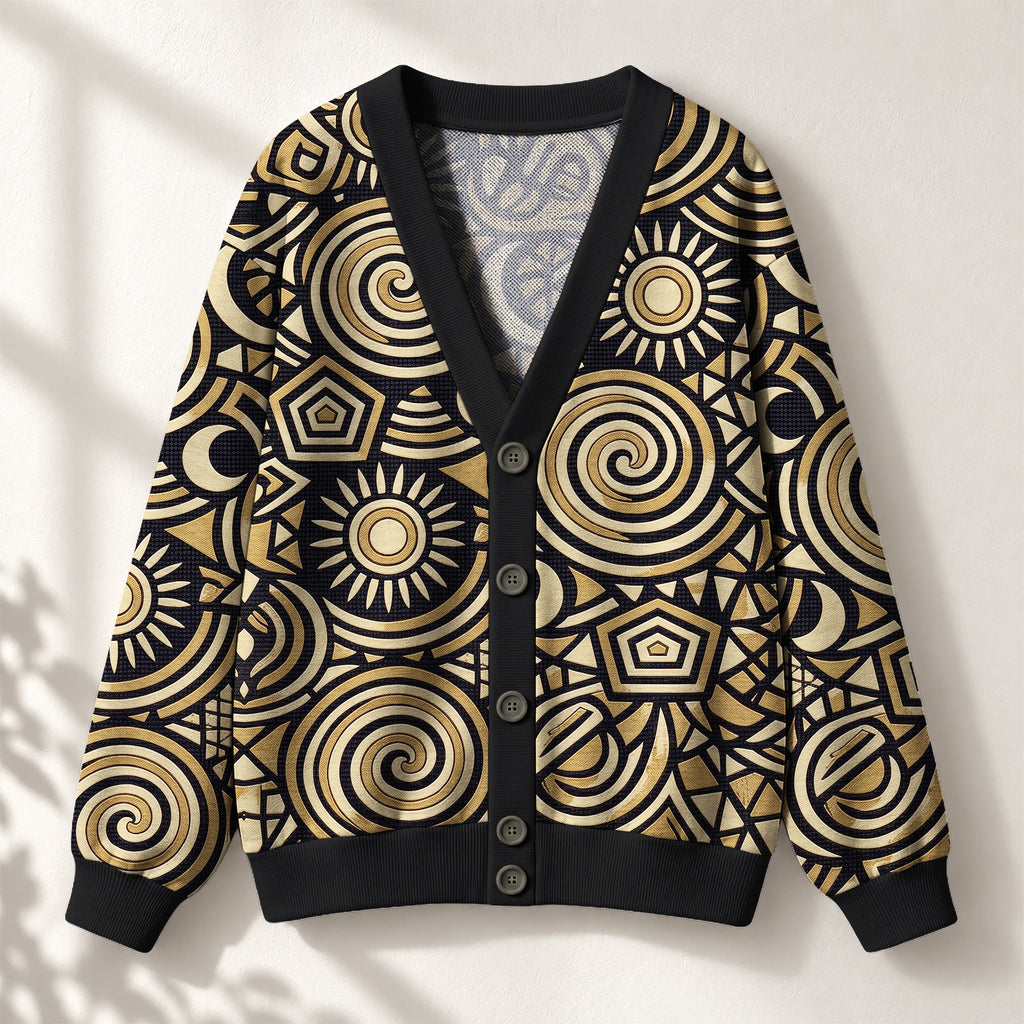 "Sahara" Knitted Cardigan — front view