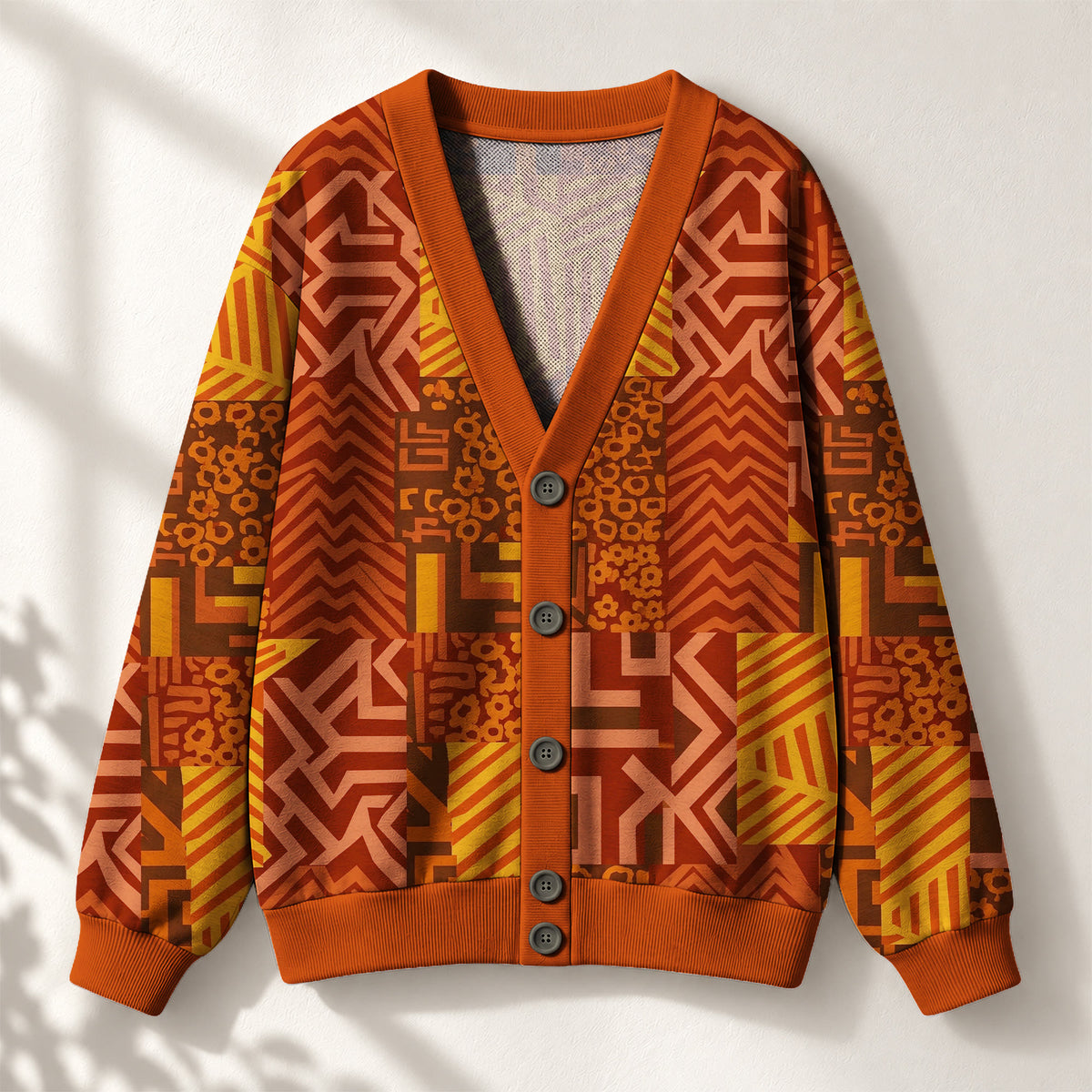 "Viraka" Knitted Cardigan — front view