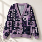 "Lavenda" Knitted Cardigan — front view