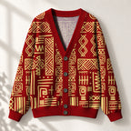 "Alama" Knitted Cardigan — front view