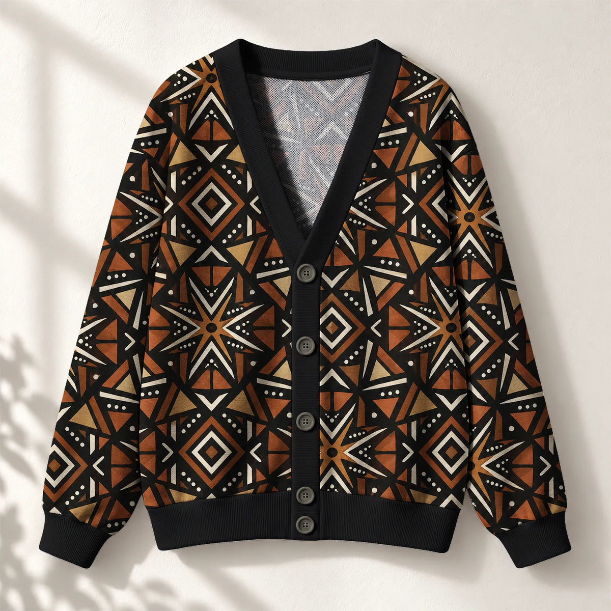 "Udongo" Cardigan — front view
