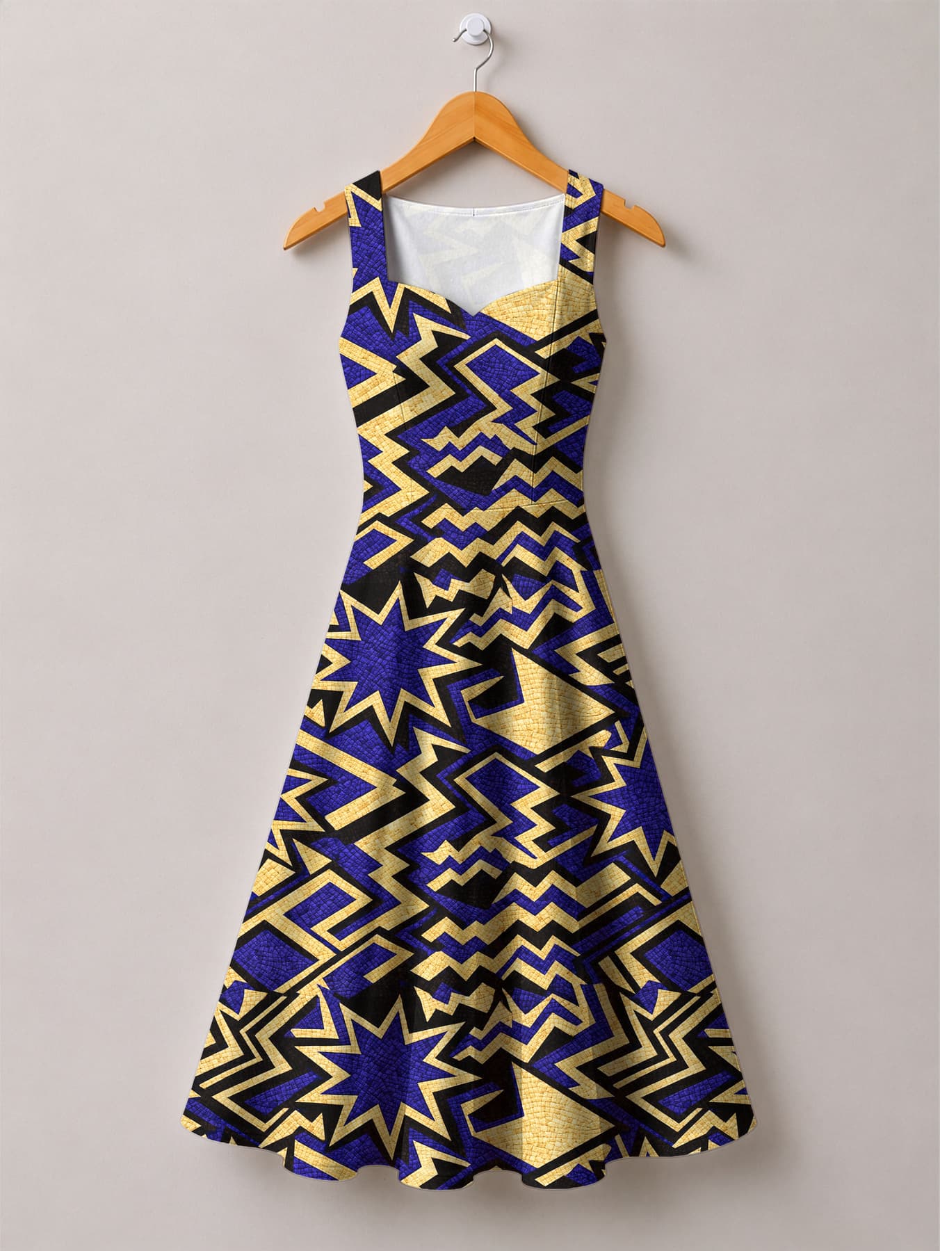 Royal Blue Sheba Corset Dress