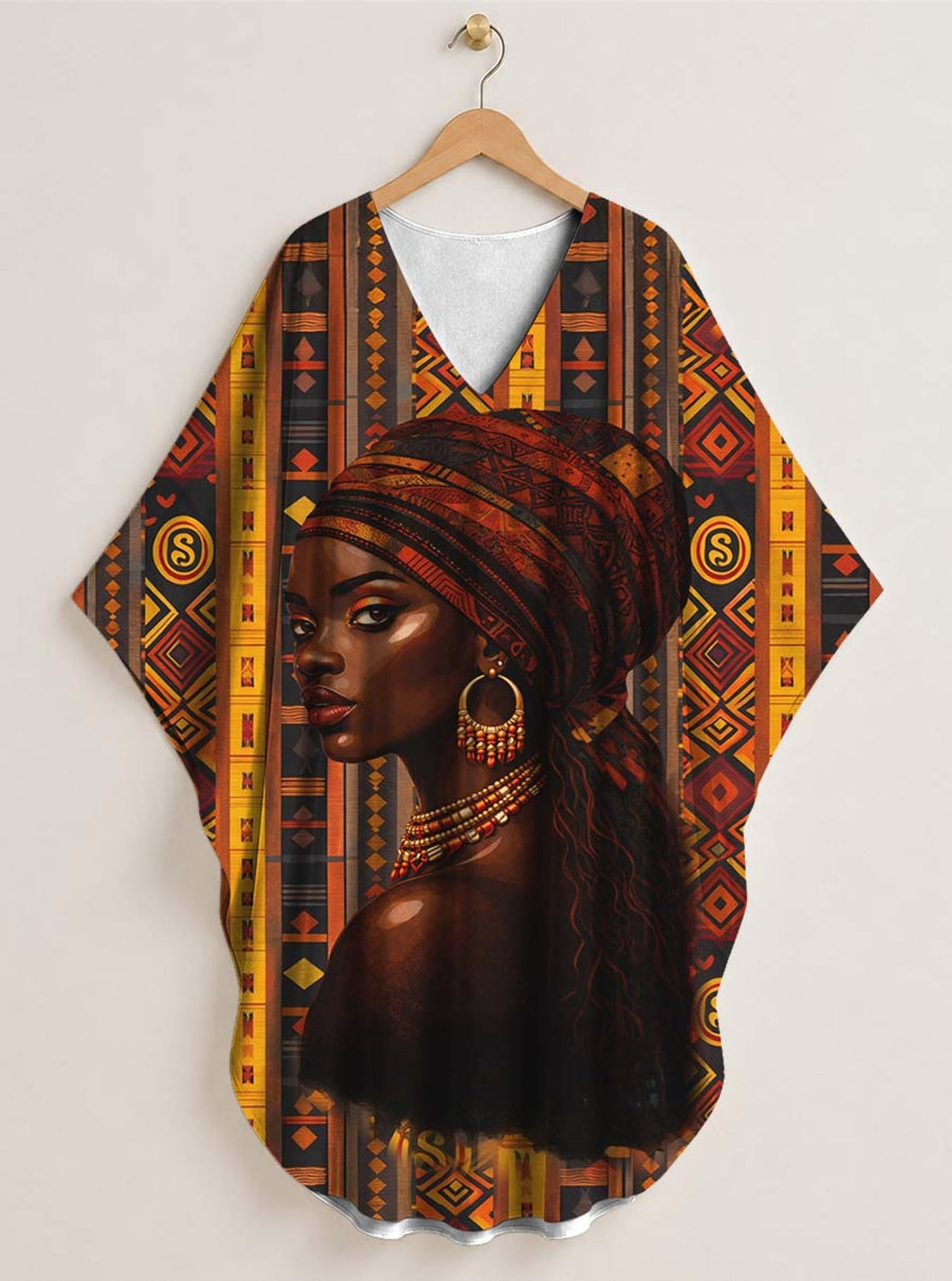 "Melanin Radiance" Kaftan Dress