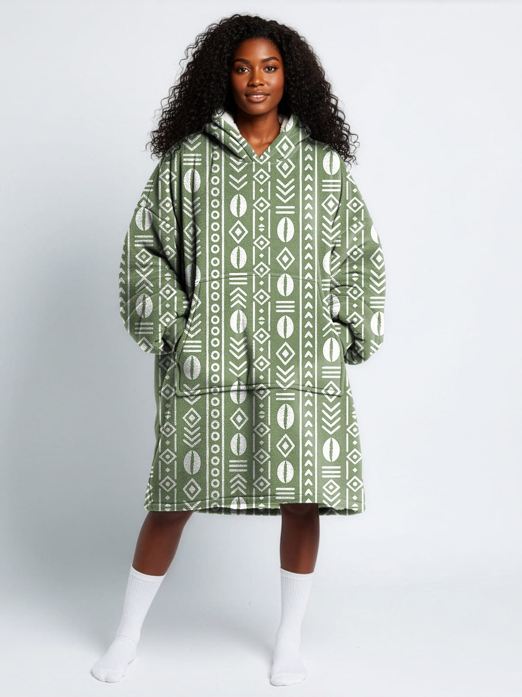 "Oshun Verde" Blanket Hoodie